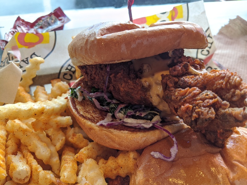 Dave's Hot Chicken sandwich